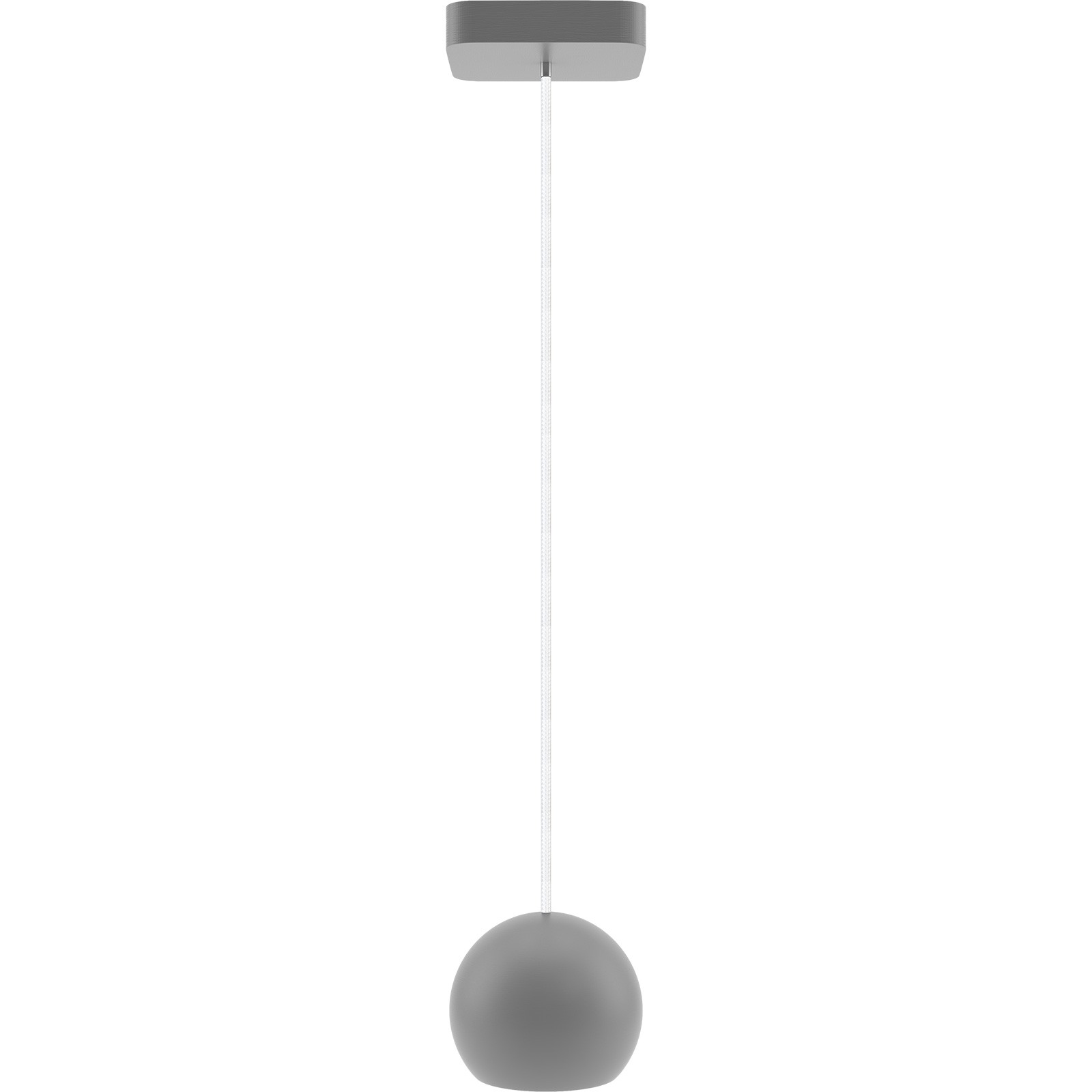 Hanging lamp grey Balli Balle 1p
