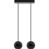 Hanging lamp black Balli Balls 2p