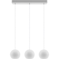 Hanging lamp white Balli Balle 3p