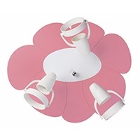 Ceiling lamp plaphone Pink and white petals