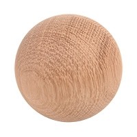 Oak Wooden Sphere, 75 mm Diameter