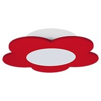 Ceiling lamp Fiore LED red
