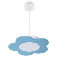 Hanging lamp Fiore LED blue