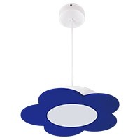 Hanging lamp Fiore LED blue