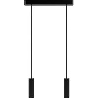 Hanging lamp black Madeira 2p