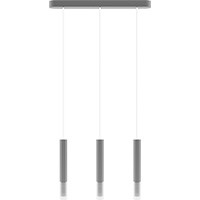 Hanging lamp Madera2 Hexa 3l grey lamp