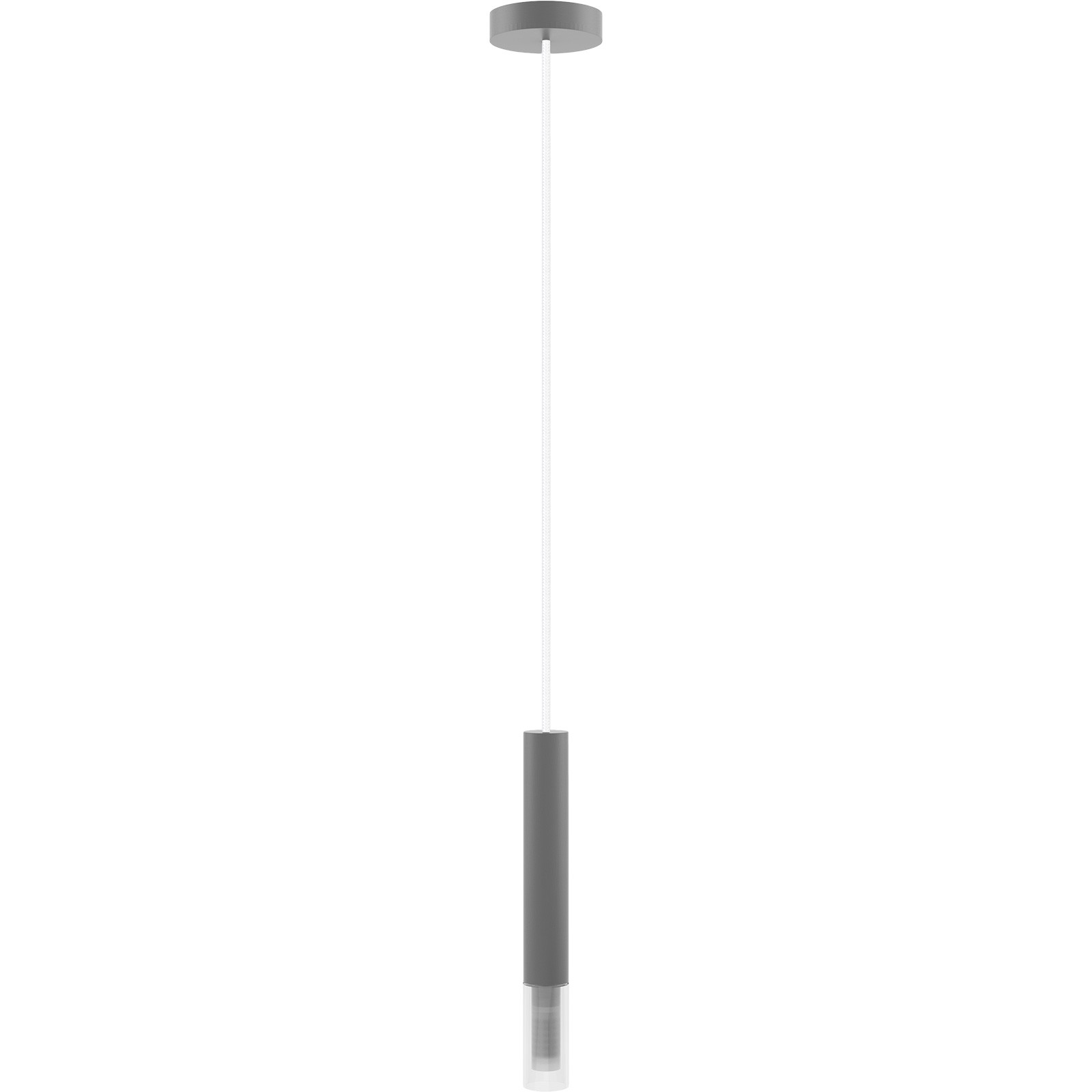 Hanging lamp Madera2 tin 1 piece grey