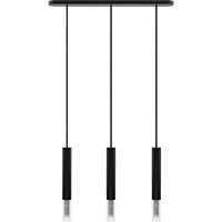 Hanging lamp Madera2 tin 3 fl black