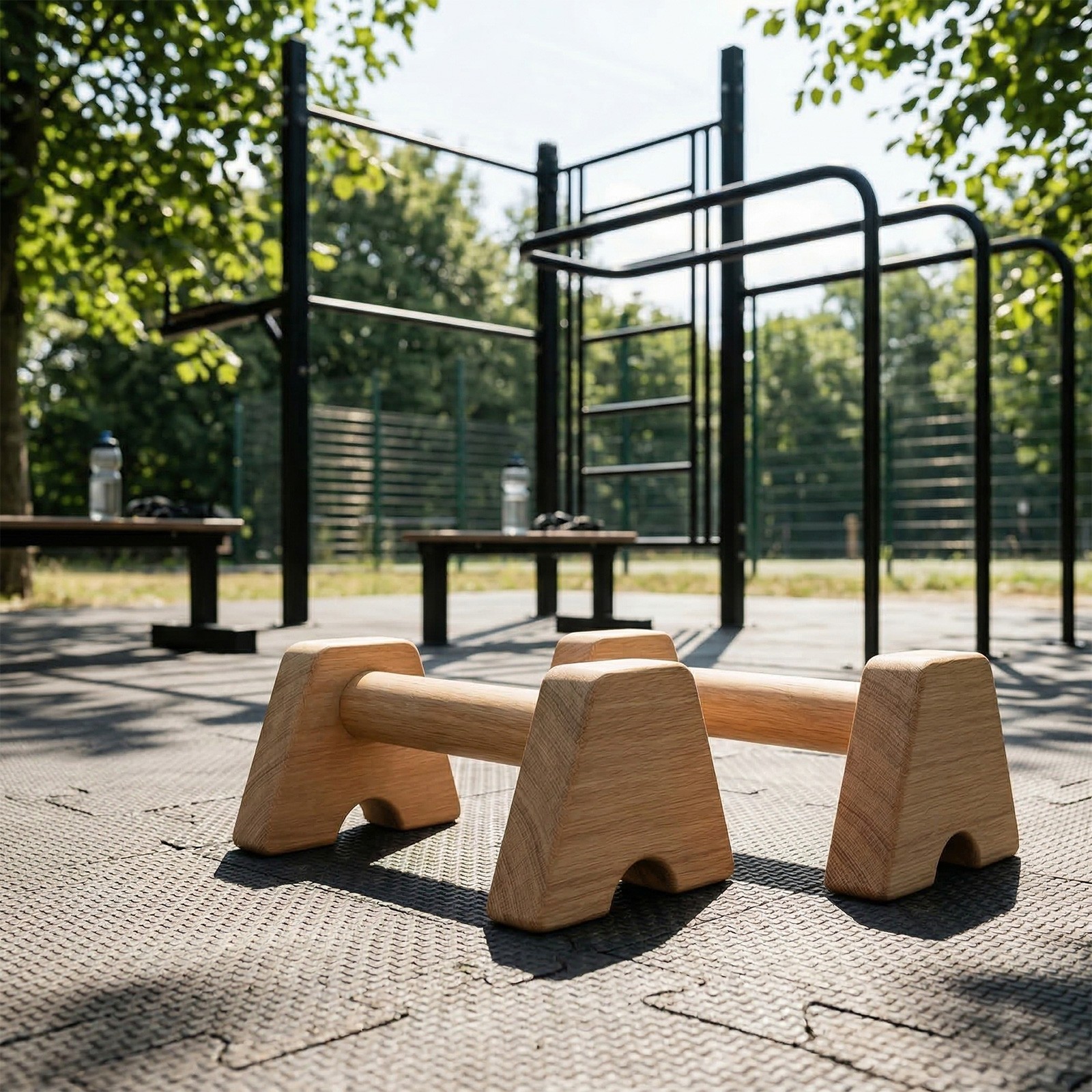 Oak Training Parallettes