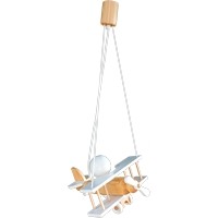 Hanging lamp Small white-natural aircraft