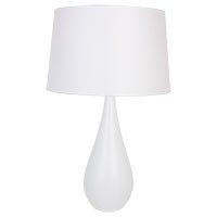Table table lamp Vase - white