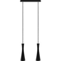 Hanging lamp black Vegas 2 tr