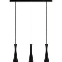 Hanging lamp black Vegas 3 tr